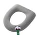 thumbnail image 1 of Cojín grueso para asiento de inodoro | Funda de felpa suave y cálida con ganchos elásticos para mayor estabilidad | Compatible con asientos rectangulares UVO | Comodidad para el baño en invierno y, 1 of 5