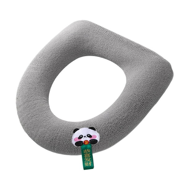Thickened Toilet Seat Cushiin For All Seasins Toilet Seat Toilet Seat Cover Handle For Warmth Toilet Seat Cushiin With Fluff Toilet Cover