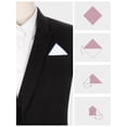 thumbnail image 3 of INSPIRE CHIC Men's Pocket Square Cotton Handkerchiefs for Suits Jacket Blue One Size, 3 of 4