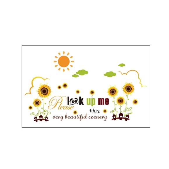 Adhesivo de pared decorativo Naiovety DIY Flor PVC