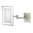 thumbnail image 1 of Kimball & Young 949-2-73HW Hardwired Single-Sided LED Rectangular Wall Mirror, Brushed Nickel, 1 of 1