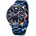 thumbnail image 2 of Reloj de Hombre Megalith 8212M Cronógrafo Casual Acero Azul, 2 of 5