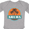 thumbnail image 4 of Inktastic Aruba Vacation Sunset Boys or Girls Long Sleeve Baby Bodysuit, 4 of 5