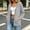 Gray, variant on Woemens Zip Front Hoodies, Casual Long Sleeve Drawstring Lightweight Fall Jackets with Pockets Black Size M
