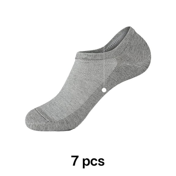 TELOLY Low Cut Socks Men,Breathable Materials Running Socks,Moisture-Wicking Ankle Socks,Gray