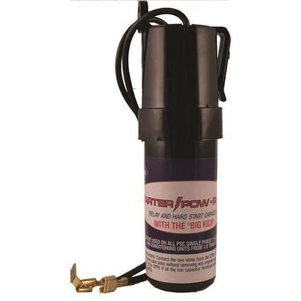 Supco SPP5 Relay Capacitor Hard Start Kit, 300% Increase Starting ...
