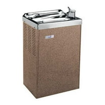 On-Wall Single Drinking Fountain, 1 Level, 9 1/2 in D, 44 7/8 in H, 17 5/16 in W