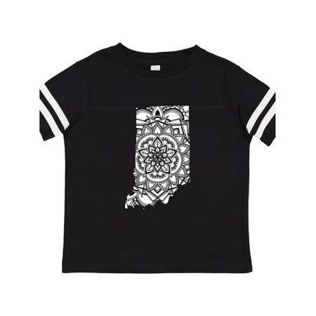 

Inktastic Indiana Silhouette Mandala Gift Toddler Boy or Toddler Girl T-Shirt