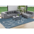 thumbnail image 4 of Simply Daisy 8' x 10' Escuela Nautical Chenille Rug, Dusty Smoke, 4 of 4