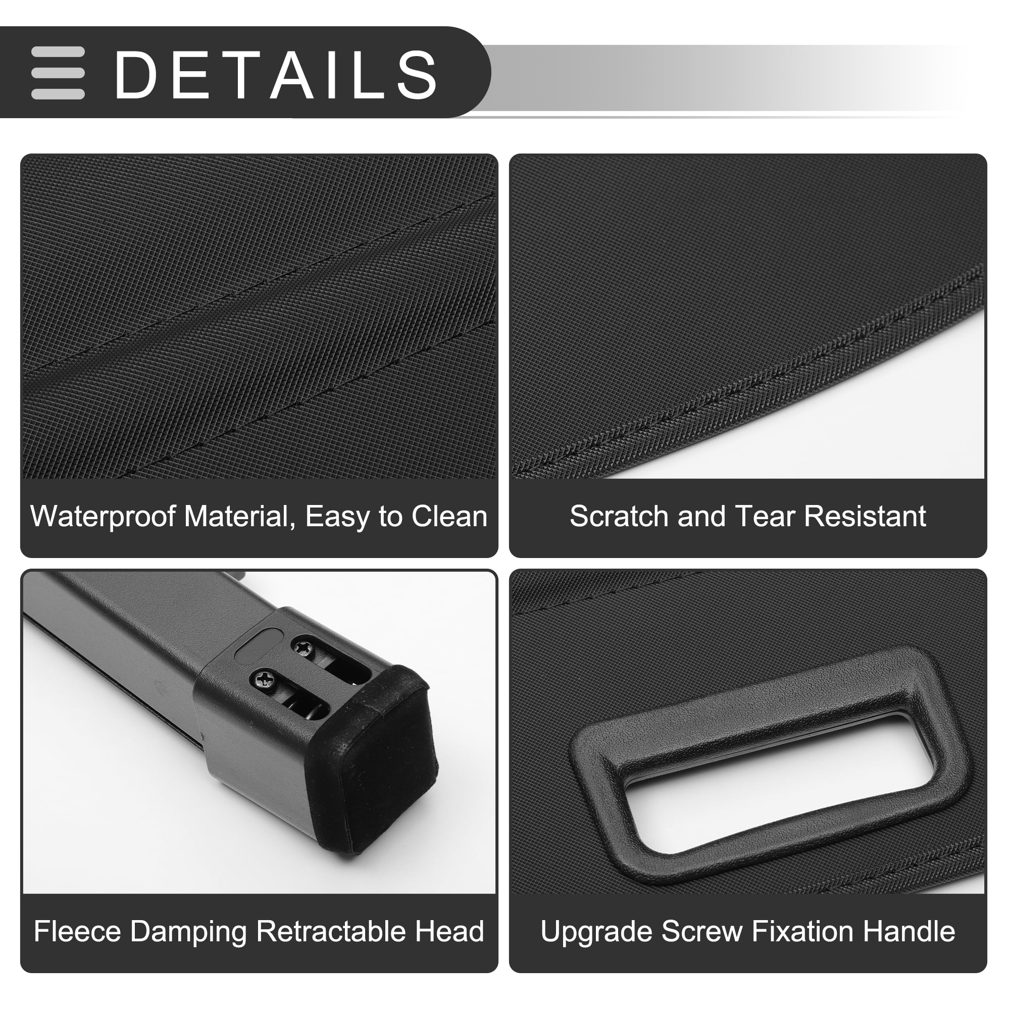Unique Bargains Car Trunk Retractable Cover for Kia Niro 2017-2022