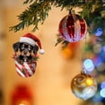 thumbnail image 6 of NSESSHome 2Pcs Christmas Tree Ornaments Decor Dog Pendant Acrylic Car Little Themed Themed Hanging Indoor for Rustic Farmhouse Home Holiday Party Decor Ornament Decoration Gift, 6 of 6
