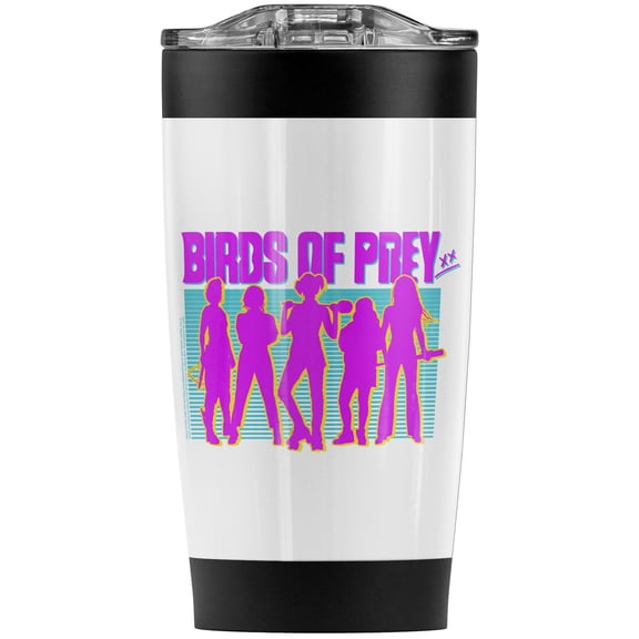 Birds Of Prey Silhouettes Stainless Steel Tumbler 20 oz Coffee Travel Mug/Cup, Vacuum Insulated & Double Wall with Leakproof Sliding Lid | Great for Hot Drinks and Cold Beverages