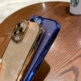 thumbnail image 5 of Compatible with iPhone 14 Plus Glitter Plating Case, Aesthetic Luxury Bling Sparkly Shiny Clear Case for Women Girls Camera Protection Shockproof Phone Case for iPhone 14 Plus 6.7"(Blue), 5 of 10