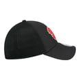 thumbnail image 7 of Men's New Era  Black Calgary Flames Logo 39THIRTY Flex Hat, 7 of 7