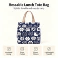 thumbnail image 4 of AWAYTR Insulated Lunch Bags, Reusable Thermal Cooler Tote Bag, Portable Lunch Box Carrier for Work Picnic School Travel, 4 of 7