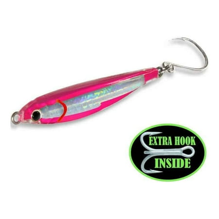 UPC: 0851927007586 | Fat Cow FMRJ28-P Epoxy Resin Fat Minnow Epoxy Resin Jig 1 OZ Pink