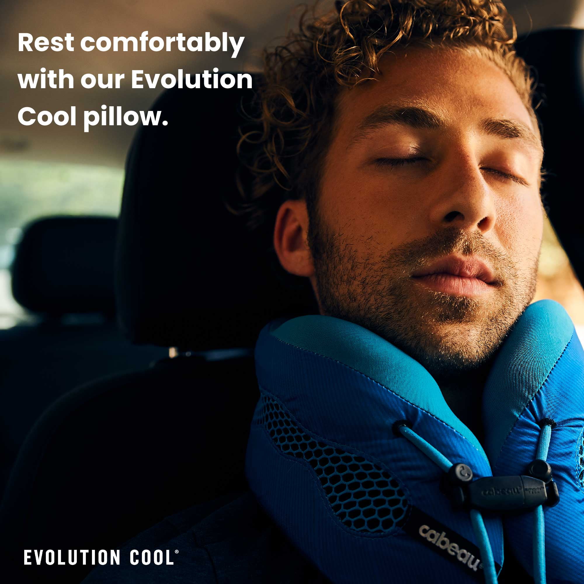 Cabeau Evolution Cool Memory Foam Travel Neck Pillow, One Size, Black