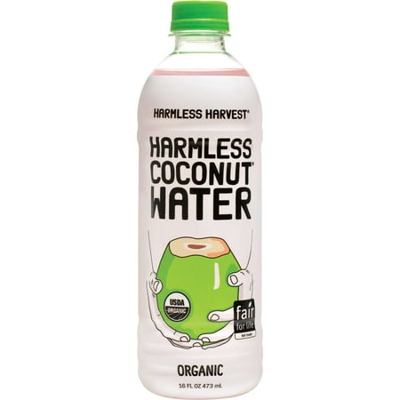 Harmless Harvest Organic Coconut Water, 16 Ounce - 12 per case.