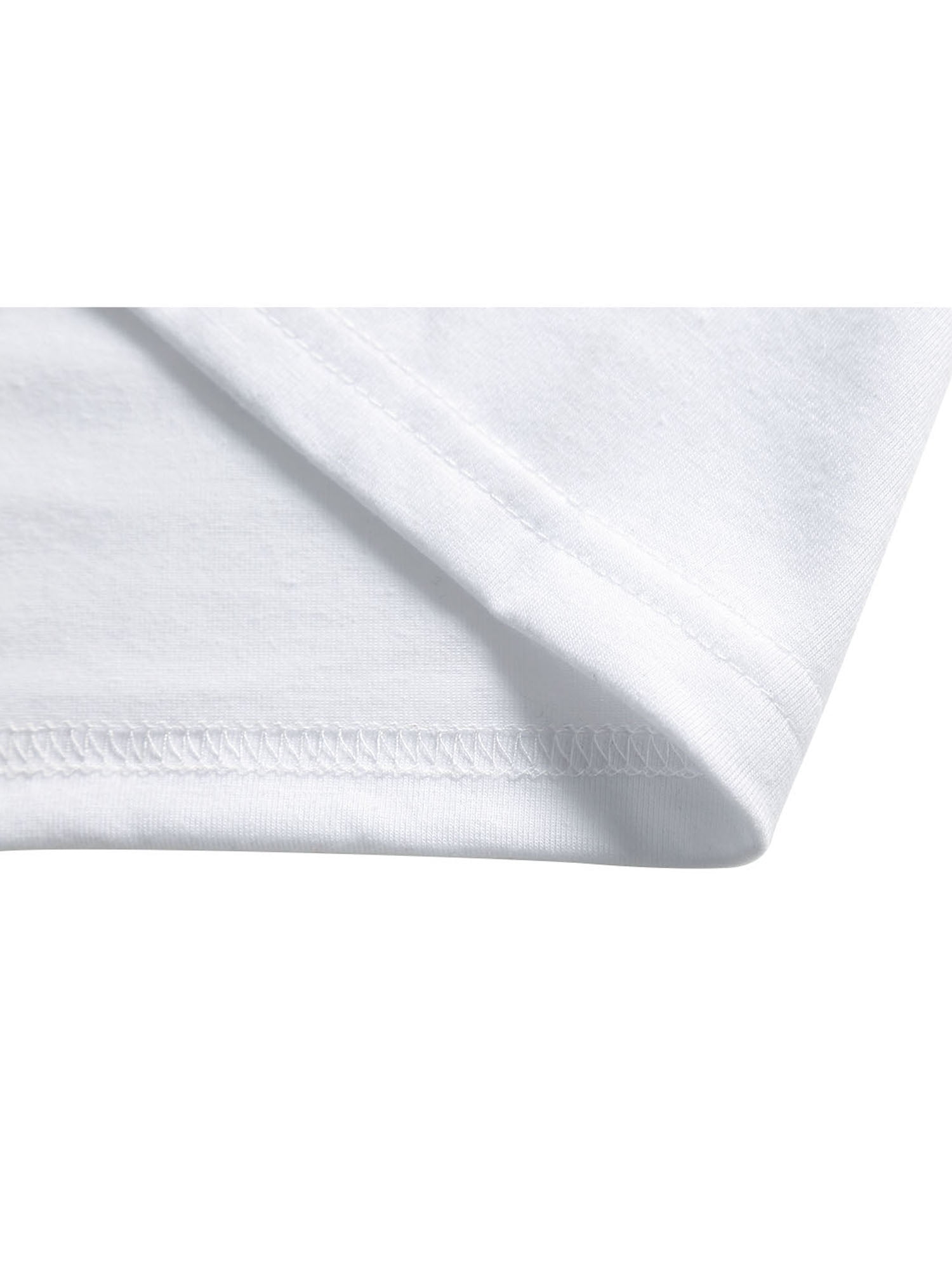 Unique Bargains Men's Pullover Lightweight Long Sleeve Top Turtleneck T-Shirt 38 White