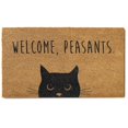thumbnail image 1 of Felpudo MAINEVENT Welcome Peasants Cat 76 x 43 cm, 1 of 7