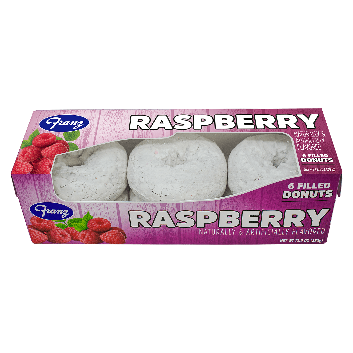 Franz Raspberry Filled Donuts, 13.5 oz, 6 Count