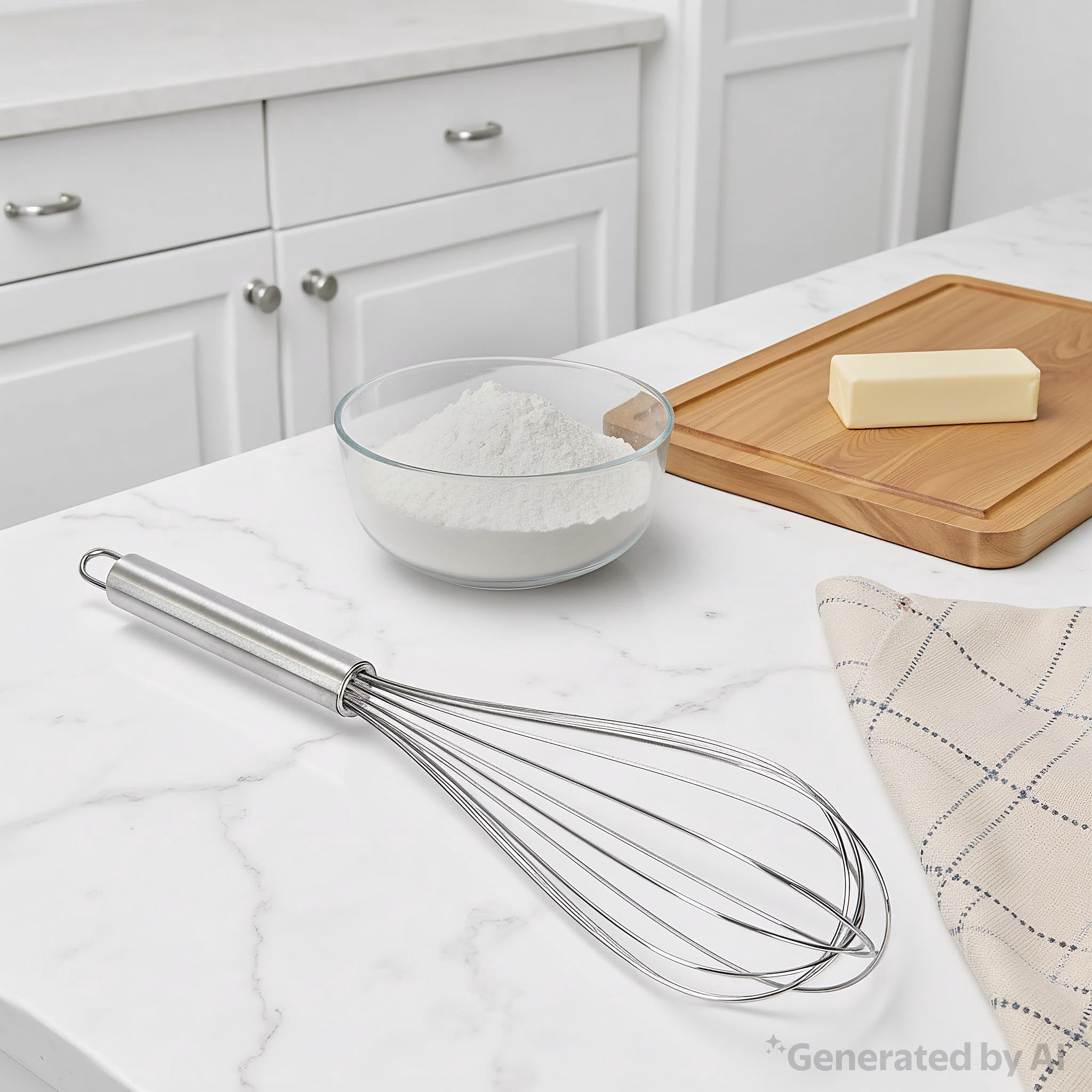 (12 pack) Mainstays 12-inch Stainless Steel Whisk with Loop for Hanging, Silver