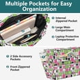 thumbnail image 3 of FORMRS Tote Bag for Women Quilted Large Capacity Travel Work Carry On Shoulder Handbag, Abstract Geometric, 3 of 7