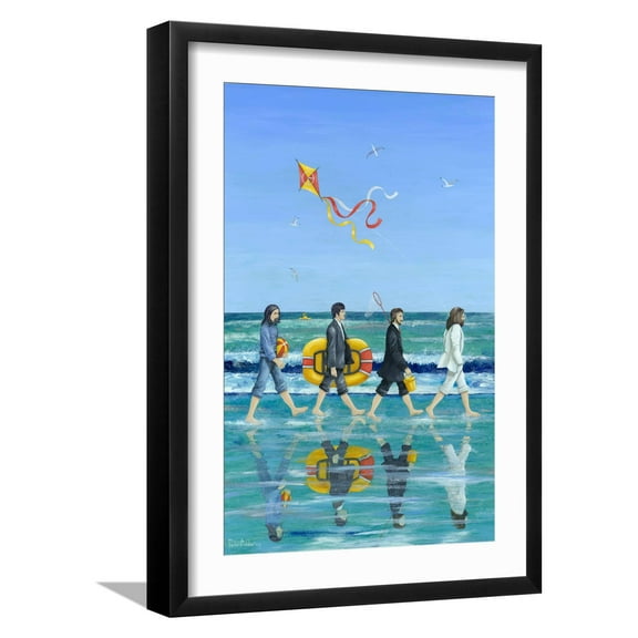 Art.com Day Tripper Art Print by Peter Adderley, Black Frame Wall Art, 17" x 23"