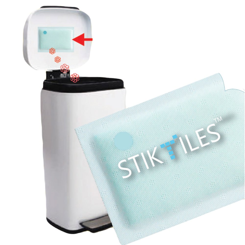 Easy Odor Eliminator StikTiles, Neutralize Garbage Odor Instantly 8