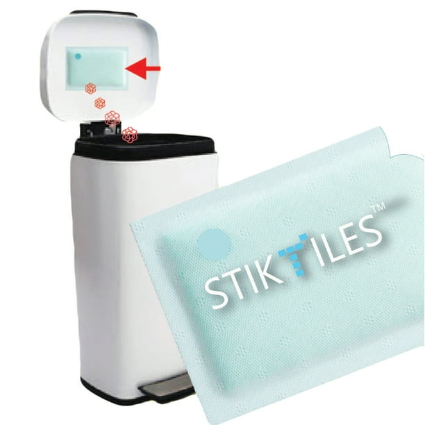 Easy Odor Eliminator StikTiles, Neutralize Garbage Odor Instantly 8