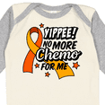 thumbnail image 4 of Inktastic Leukemia Awareness Yippee no More Chemo for Me Boys or Girls Long Sleeve Baby Bodysuit, 4 of 5