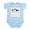 Sky Blue, variant on CafePress - My Daddy Is My Hero Infant Bodysuit - Baby Light Bodysuit, Size Newborn - 24 Months