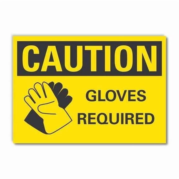 Lyle Caution Sign,7inx10in,Non-PVC Polymer LCU3-0174-ED_10x7