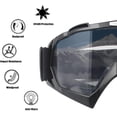 thumbnail image 5 of 2 Pieces Outdoor Skiing Goggles, Ski Goggles, Anti-Dust Protection Goggles, Anti-Dust Ski Goggles, Snowmobile Motorcycle Glasses Ski Goggles, for Moun, 5 of 5