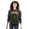 thumbnail image 3 of US Army Star Logo Retired Military Sweatshirt for Men or Women Brisco Brands M, 3 of 6