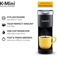 thumbnail image 2 of Restored Keurig K-Mini Single Serve Coffee Maker with 6-12Oz Cup Sizes, Quick Brewing, and Removable Drip Tray, Black (Refurbished), 2 of 8