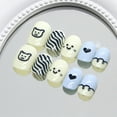 thumbnail image 3 of RAGUPEL 24Pcs Press on Nails for Kids,Cute Bear Kids Press on Nails,Jelly Glue Does Not Damage Nails Fake Nails for Kids,Style1, 3 of 6
