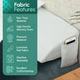 thumbnail image 6 of Harvey Joe Queen Memory Foam Bed Wedge Pillow, Headboard Gap Filler, Easy Storage, 6 of 10