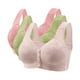 thumbnail image 1 of Puntoco Sujetadores sin aros para mujer Sujetador sexy sin aros de acero y sin imán para mujer con copa fina y sujetador de encaje ajustable, 1 of 3