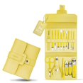 thumbnail image 1 of Ensemble de Manucure pour Hommes 16 en 1 Kit de Manucure Professionnel en Acier Inoxydable, Ensemble de Manucure pour Femmes pour Voyage Ou Maison (Jaune Citron), 1 of 5