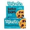 Kiss My Keto Bars Cookie Dough, 12 Pack — Low Carb Low Sugar Protein Bars | Keto Snack Bars with MCT Oil, Nutritious Fats & Collagen