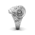 thumbnail image 6 of Aries Ring, Aries Zodiac Statement Rings, Heavy Chunky 3D Pop Out RingChristmas Gift For Beloved, 6 of 7