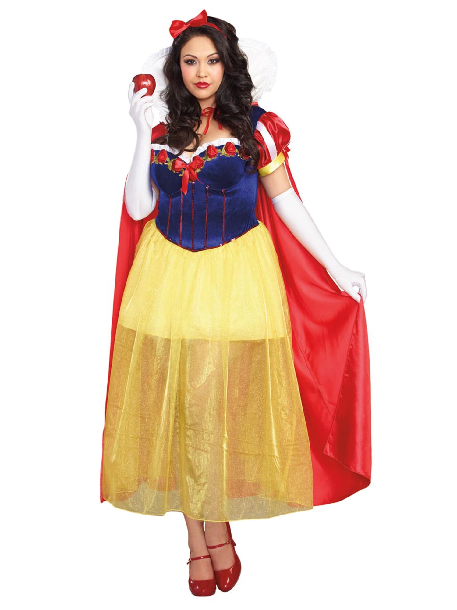 Full Figure Plus Size Happily Ever After Snow White Costume - Walmart.com