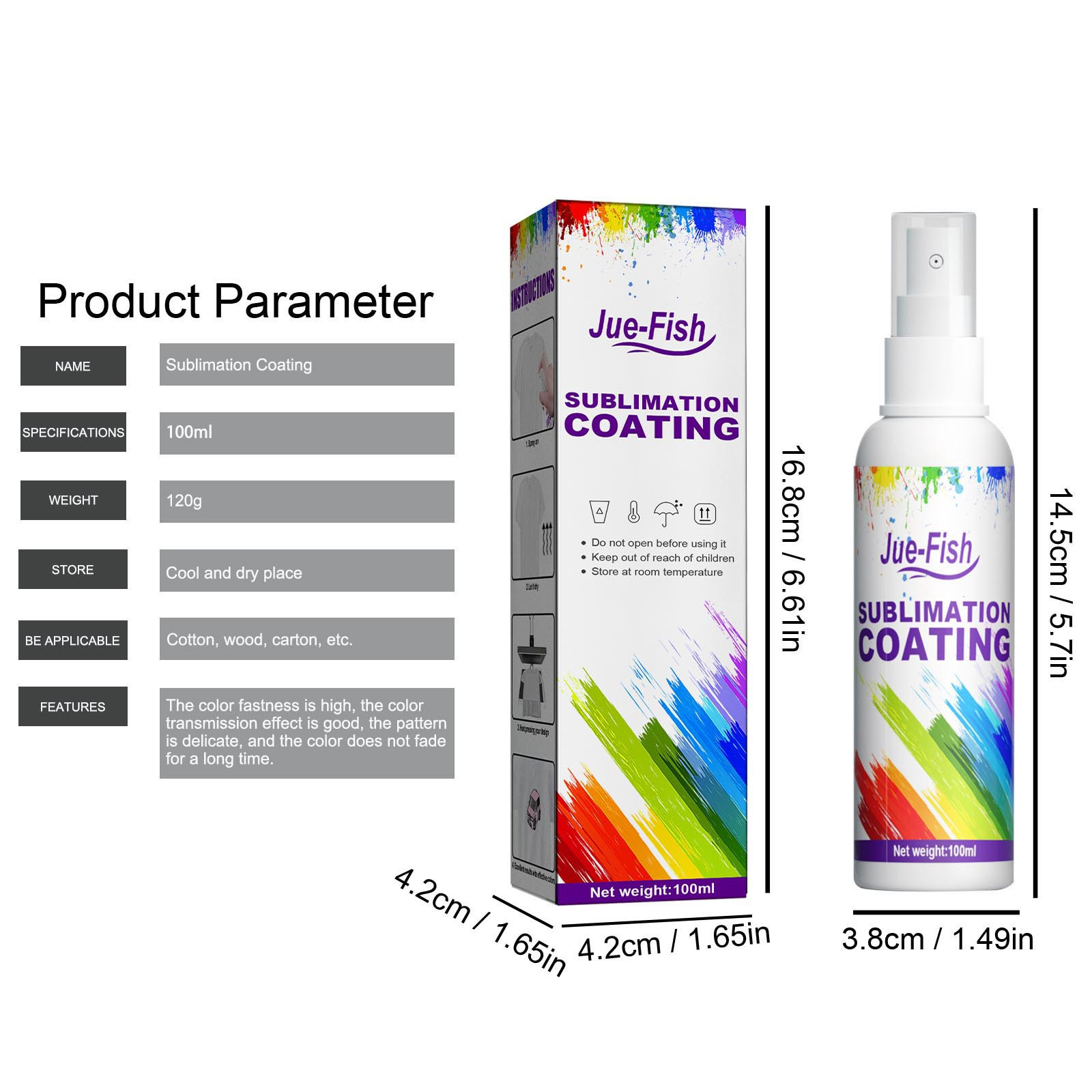 Tool Series Sublimation Coating Spray for Cotton T Shirts All