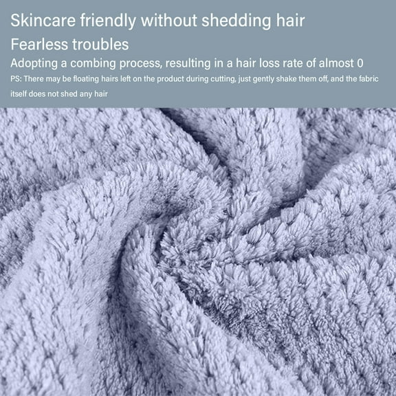 Danhjin Hair Towel Wrap, Microfiber Hair Towels for Long Hair Absorbent Fast Drying Turban Twists for Wet Hair, Soft Microfiber Towels for Hair drying, Home Salon Travel Use, 9.8×26in