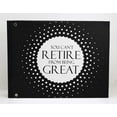 thumbnail image 2 of Darling Souvenir Black Polka Dot Personalized Retirement PartyGuestKeepsake MemoryBookHardboundSign-InBook RegistryMessageGuestbook-9 x 12 Inches, 2 of 4