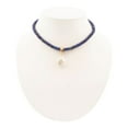 thumbnail image 3 of Denim Blue Lapis Golden Pendant Necklace, 3 of 6