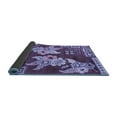 thumbnail image 2 of Ahgly Company Indoor Rectangle Abstract Blue Modern Area Rugs, 7' x 9', 2 of 4