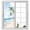 Blue, variant on Reusable Frosted Window Coverings, Blue Coral Coastal Window Privacy Film Frosted, Summer Beach Ocean Starfish Conch Sun Blocking Windows Stickers for Kitchen Front Door, 23.6 x 59 Inches