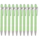 thumbnail image 2 of Bolígrafo de aluminio con adhesivo de clic - 10 piezas de 10 ml con lápiz táctil con punta blanda para teléfonos y tabletas, bolígrafo de escritura corporal metálico de punta fina de 0,5 mm, 2 of 4